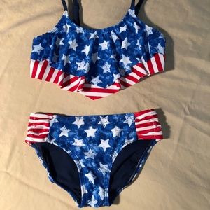 🇺🇸GIRLS JUSTICE BATHING SUIT, EUC, SZ 8✨